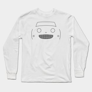 Austin Healey "frogeye" Sprite classic car outline graphic (black) Long Sleeve T-Shirt